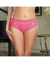 Panty taille basse, ouvert, fronces au dos 