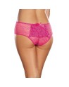 Panty taille basse, ouvert, fronces au dos 