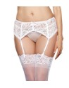Porte jarretelles grande taille dentelle 3 couleurs disponibles 