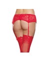 Porte jarretelles grande taille dentelle 3 couleurs disponibles 