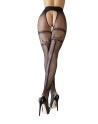 Collant fantaisie résille ouvert