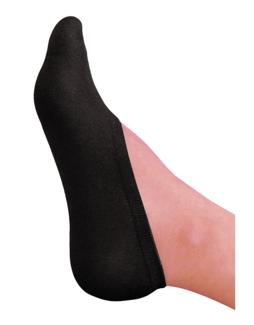 Bas chaussettes couvre pieds noir 