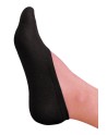 Bas chaussettes couvre pieds noir 