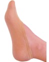 Bas chaussettes couvre pieds chair 