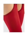 Diavola Bas jarretelles 60 DEN - Rouge