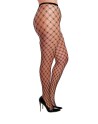 Collant grande taille large maille en forme de losange 