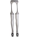 Collant effet porte jarretelles avec bas