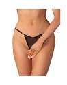Oxaria string ouvert noir