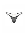 Oxaria string ouvert noir