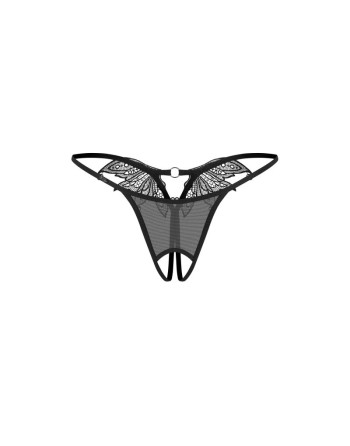 Zaliya string ouvert noir
