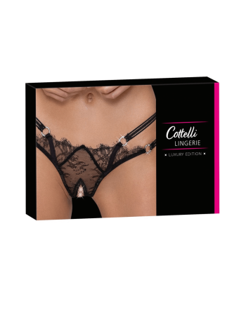 String ouvert en dentelle avec strass - Cottelli