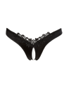 Tanga ouvert en satin avec perles - Cottelli