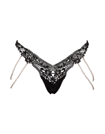 String dentelle  perles amovibles - Cottelli