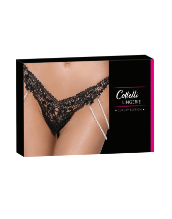 String dentelle  perles amovibles - Cottelli
