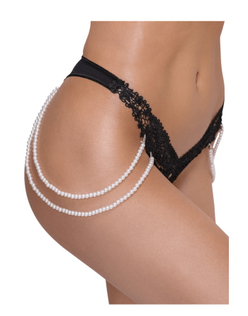 String dentelle  perles amovibles - Cottelli