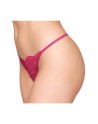 String ficelle rouge avec chaine strass 