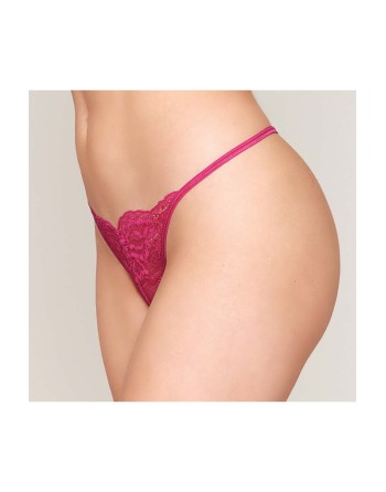 String ficelle rouge avec chaine strass 