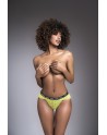 String en dentelle vert néon DIMANCHE 