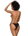 Culotte ouverte noire Too hot to be real 