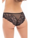 Culotte en dentelle et fine résille noire 