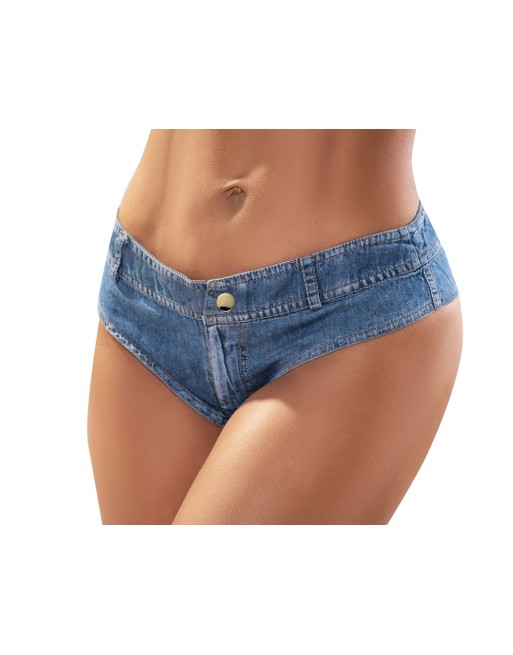 Micro short imitation jean 