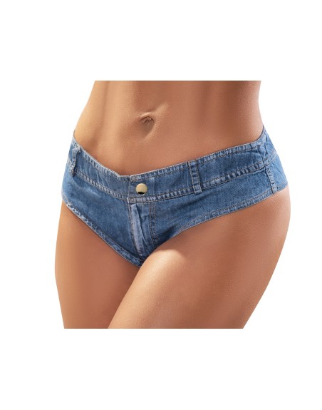 Micro short imitation jean 