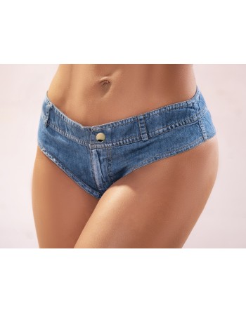 Micro short imitation jean 