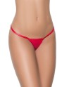 String ficelle en Y wetlook rouge 