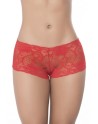 Boyshort dentelle Rouge