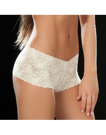 Boyshort dentelle blanc