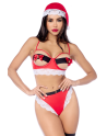 Déguisement sexy Mère Noël 3 pièces 