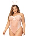 Déguisement lapin sexy grande taille avec serre tête 