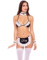 Costume soubrette 4 pièces 