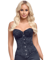 Corsage bustier à baleines avec laçage au dos - Cottelli
