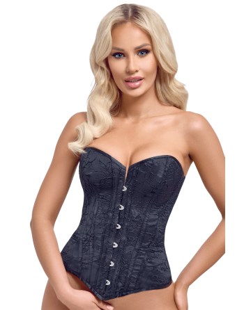 Corsage bustier à baleines avec laçage au dos - Cottelli