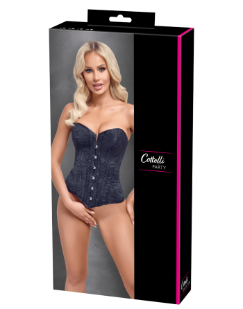 Corsage bustier à baleines avec laçage au dos - Cottelli