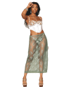Bustier blanc avec armatures, en satin et dentelle florale 