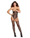 Combinaison bodystocking résille fantaisie 