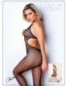 Bodystocking en dentelle et résille noire - Le Numéro 17 - Collection Bodystocking 