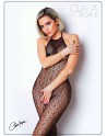 Bodystocking en dentelle et résille noire - Le Numéro 17 - Collection Bodystocking 