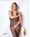 Bodystocking  en résille avec maille  large - Le Numéro 11 - Collection Bodystocking 