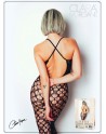 Bodystocking  en résille avec maille  large - Le Numéro 11 - Collection Bodystocking 