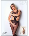 Body noir avec ouverture sexy - Le Numéro 3 - Collection Bodystocking 