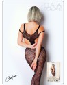 Body noir avec ouverture sexy - Le Numéro 3 - Collection Bodystocking 