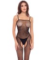 Bodystocking noir scintillante 