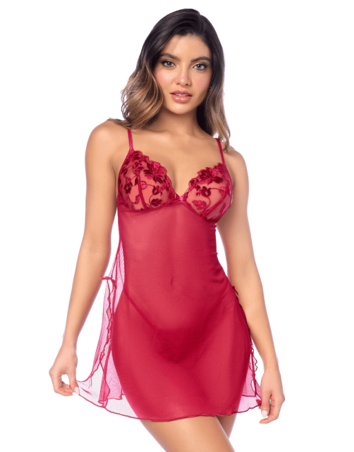 Babydoll Mapalé romantique avec string