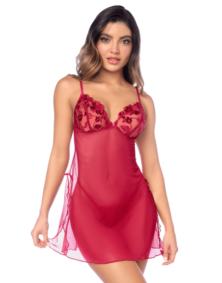 Babydoll Mapalé romantique avec string