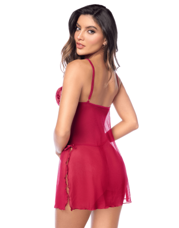 Babydoll Mapalé romantique avec string