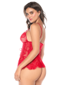 Babydoll Mapalé espiègle avec string à nouer 