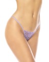 Babydoll couleur lavande et chair Verona, en dentelle et résille transparente 
